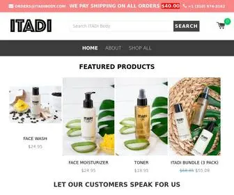 Itadibody.com(ITADI Body Natural Skin Care) Screenshot