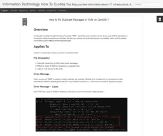 Itadminstrator.com(Information Technology How To Guides) Screenshot