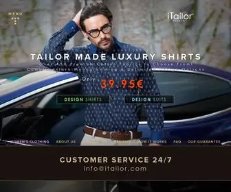 Itailor.com(Custom Tailor Shirts) Screenshot