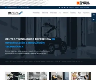 Itainnova.es(Instituto Tecnológico de Aragón) Screenshot