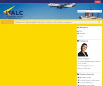 Italc.edu.au(International Trade and Logistics College) Screenshot