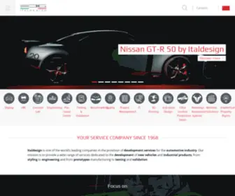 Italdesign.com(Italdesign Giugiaro) Screenshot