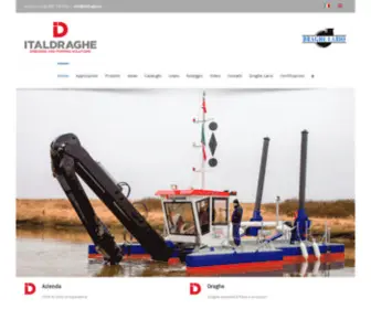 Italdraghe.com(Dredging and pumping solutions) Screenshot