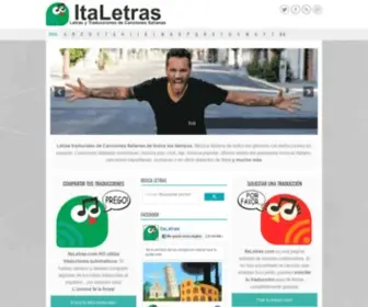 Italetras.com(Letras Traducidas) Screenshot