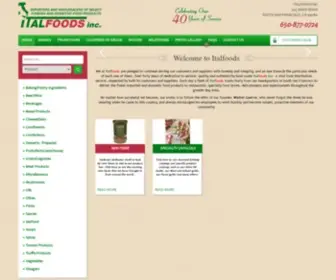 Italfoodsinc.com(Italfoods) Screenshot