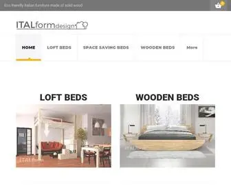 Italformdesign.com(Small Spaces Furniture Collection at ITALform Design) Screenshot