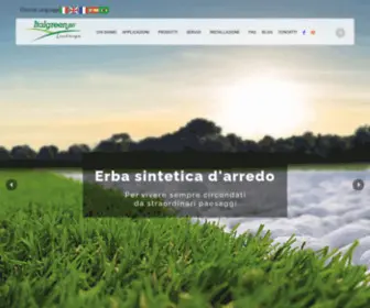 Italgreenlandscape.com(Erba sintetica Made in Italy) Screenshot