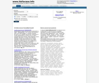 Italiacasa.info(Vendite e Affitti di immobili in tutta Italia) Screenshot