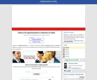 Italiacompanies.com(Annuario di aziende e organizzazioni in Italia) Screenshot