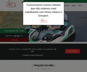 Italiakarteventos.com.br(O mais novo kartódromo do interior de São Paulo) Screenshot