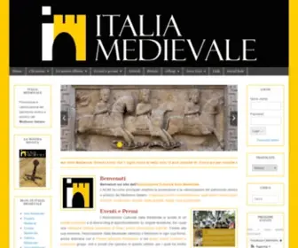 Italiamedievale.org(Italia Medievale) Screenshot