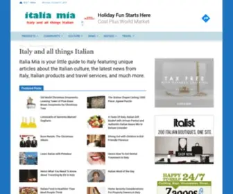 Italiamia.com(Italia Mia) Screenshot