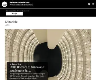 Italian-Architects.com(Profili di architetti) Screenshot