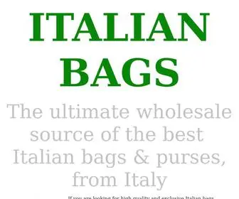 Italian-Bags.com(Italian bags wholesale) Screenshot