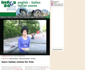 Italian-Online.de(Learn italian online for free) Screenshot