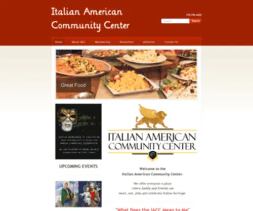 Italianamerican.com(Italian American Community Center) Screenshot
