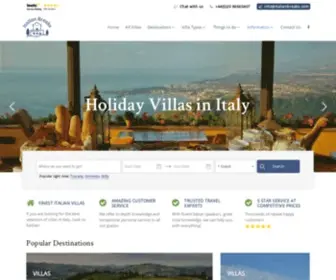Italianbreaks.com(Villas in Italy) Screenshot