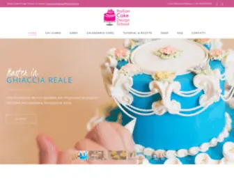 Italiancakedesigner.com(Italian Cake Design School Milano) Screenshot