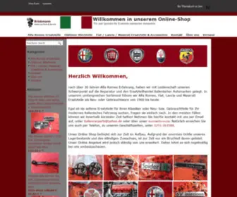 Italiancarparts-Shop.de(Italian Car Parts Brinkmann) Screenshot