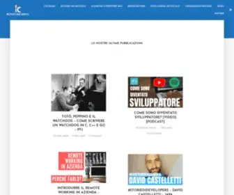 Italiancoders.it(Nuovo blog di riferimento per sviluppatori italiani. Il blog) Screenshot