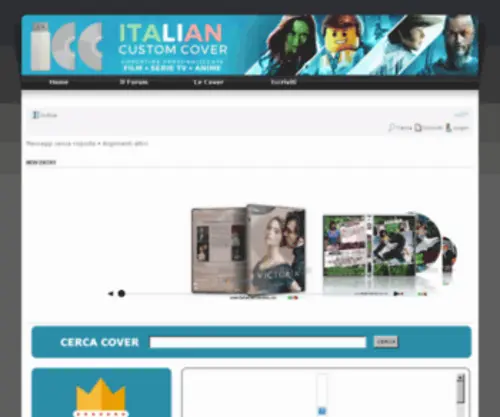 Italiancustomcover.com(Italian Custom Cover) Screenshot