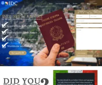 Italiandualcitizenship.net(Italian Dual Citizenship Free Consultation) Screenshot