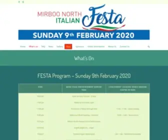 Italianfesta.net(A fantastic day of free entertainment for the whole family) Screenshot