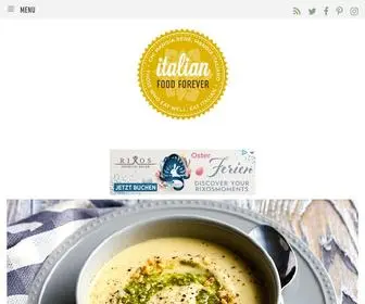 Italianfoodforever.com(Italian Food Forever) Screenshot
