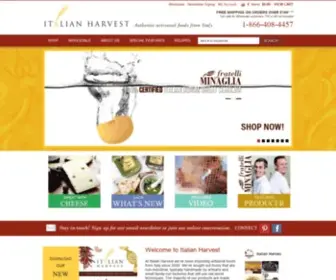 Italianharvest.com(Italian specialty food) Screenshot