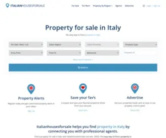 Italianhousesforsale.com(Property for sale in Italy) Screenshot