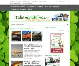 Italianidublino.com(Italiani Dublino) Screenshot
