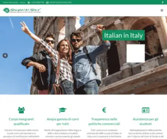 Italianinitaly.org(Italian in Italy) Screenshot