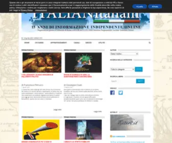 Italianitalianinelmondo.com(INFORMAZIONE INDIPENDENTE ONLINE) Screenshot