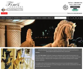 Italianmarble.com(Fine's Gallery) Screenshot