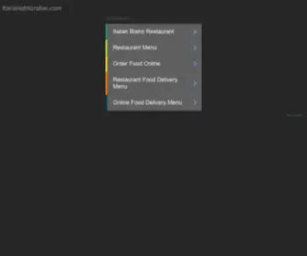 Italianobistrobar.com(Italianobistrobar) Screenshot