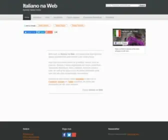 Italianonaweb.com.br(Curso de italiano online e gratuito. Aprenda a língua italiana) Screenshot