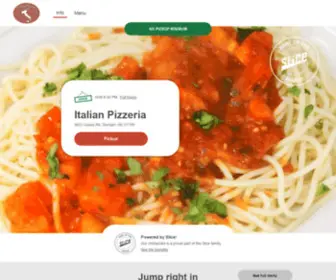 Italianpizzeriamenu.com(Italian Pizzeria) Screenshot