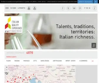 Italianqualityexperience.it(Italian Quality Experience) Screenshot