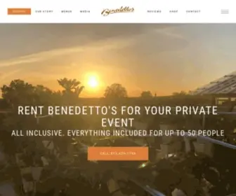 Italianrestauranttampa.com(Benedetto's) Screenshot