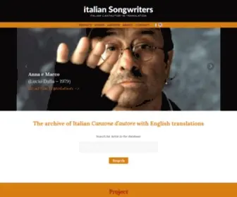 Italiansongwriters.com(Italiansongwriters) Screenshot