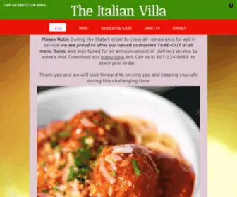 Italianvillaonline.com(Italian Villa Hornell Ny) Screenshot