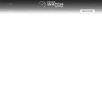 Italianwatchspotter.com(Per Gli Appassionati Di Orologeria) Screenshot