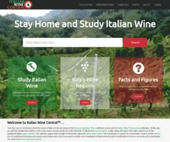Italianwinecentral.com(Italian Wine Central) Screenshot