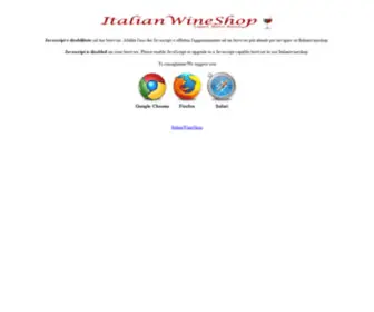 Italianwineshop.it(Italian Wine Shop) Screenshot