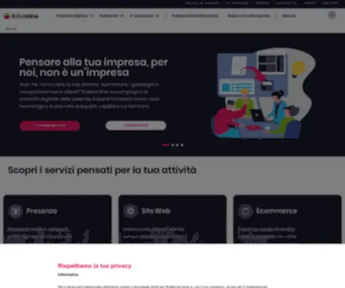 Italiaonline.it(Fai crescere il tuo business con Italiaonline) Screenshot