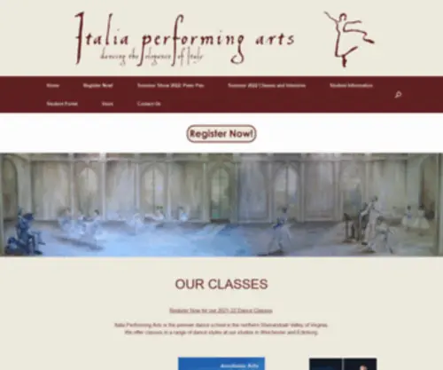 Italiapa.com(Italia Performing Arts) Screenshot
