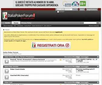 Italiapokerforum.com Screenshot
