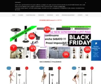 Italiapoledanceshop.it(Italia Pole Dance Shop) Screenshot