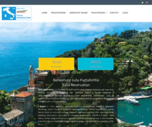 Italiareservation.it(Piattaforma B2B Turismo Italiano Incoming Italia) Screenshot