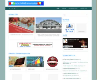 Italiaromania.com(Documente, forum, info pentru romanii din Italia) Screenshot